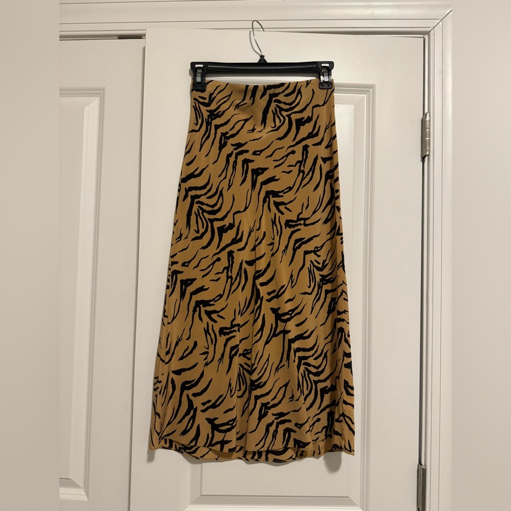 Madewell slip midi skirt